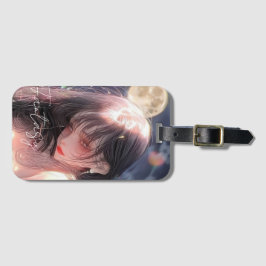 Esthetische / Donkere Fantasy Meisje Bagagelabel
