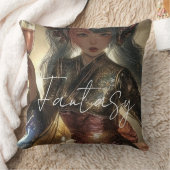 Esthetische / Donkere Fantasy Meisje Kussen (Deken)