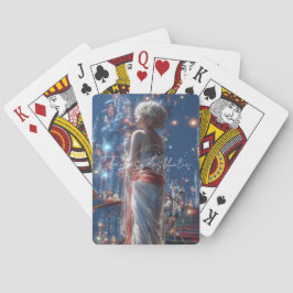 Esthetische / Donkere Fantasy Meisje Pokerkaarten