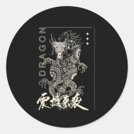 Esthetische Draken Sticker Zachte Grunge Vinyl Dec