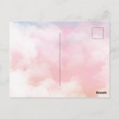 Esthetische dromerige vlinder briefkaart (Achterkant)