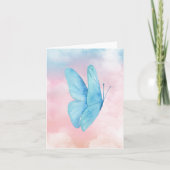 Esthetische dromerige vlinder kaart (Voorkant)