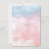 Esthetische dromerige vlinderbruiloft save the date (Achterkant)