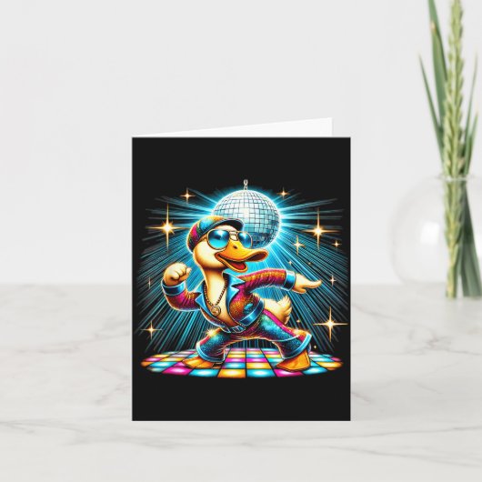 Esthetische Eend Disco Danser Kaart (Voorkant)
