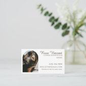 Esthetische Eenvoudige Moderne Spa Beauty Wellness Visitekaartje (Staand voorkant)