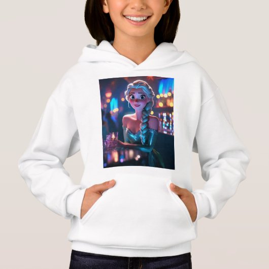 Esthetische Elsa T-Shirt Hoodies (Voorkant)