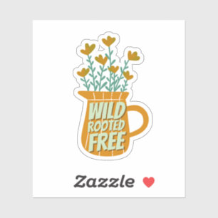 Esthetische en inspirerend Plant Sticker