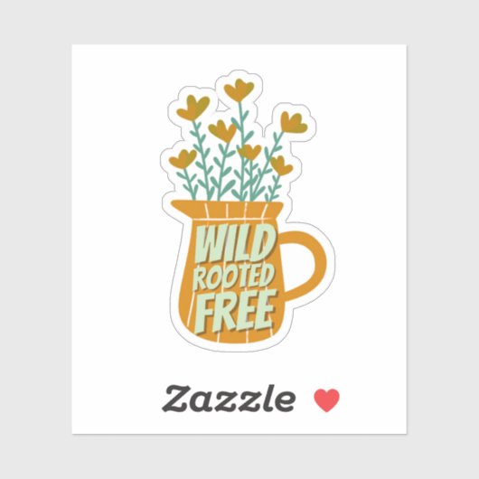 Esthetische en inspirerend Plant Sticker (Vel)