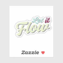 Esthetische en kalme sticker