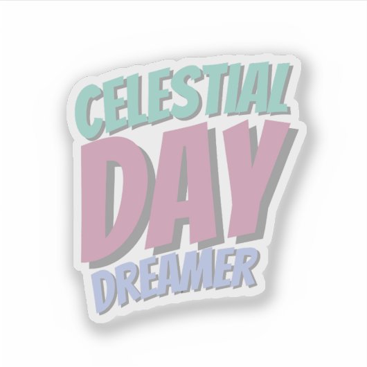 Esthetische en rustige Sticker (Voorkant)