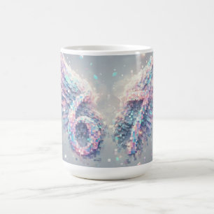 Esthetische Engel Trendy Y2K 2000 Futuristische Ne Koffiemok