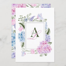 Esthetische Floral hortensia bruiloft