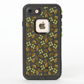 esthetische Flower & Leaf iPhone Case (Achterkant)