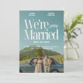  esthetische foto bruiloft film poster kaart (Staand voorkant)
