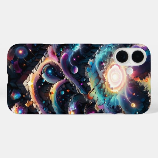 Esthetische galaxie patronen Case-Mate iPhone case (Achterkant (horizontaal))