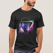 Esthetische Galaxy Basking Shark T-Shirt (Voorkant)