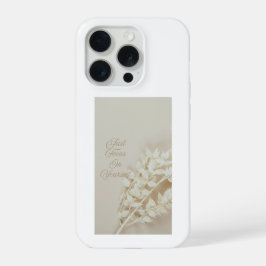 Esthetische Gedroogde Bloemen Focus Op Jezelf  iPhone 15 Pro Case