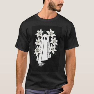 Esthetische geest met witte lelies - Spooky Schatt T-shirt