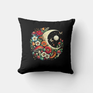 Esthetische Goblincore Cottagecore Paddenstoel Gra Kussen