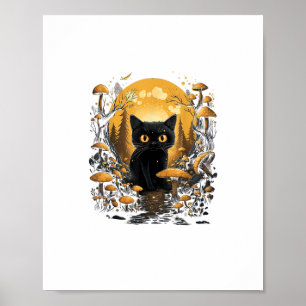 Esthetische Goblincore en Cottagecore Onder Padden Poster