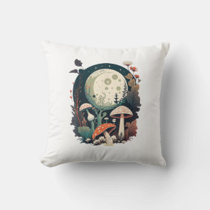 Esthetische Goblincore En Cottagecore Paddenstoel Kussen