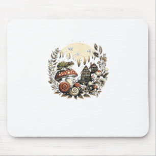 Esthetische Goblincore En Cottagecore Paddenstoel  Muismat