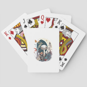Esthetische Goblincore En Cottagecore Paddenstoel  Pokerkaarten