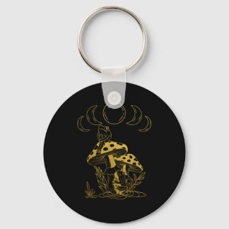 Esthetische Goblincore En Cottagecore Paddenstoel Sleutelhanger
