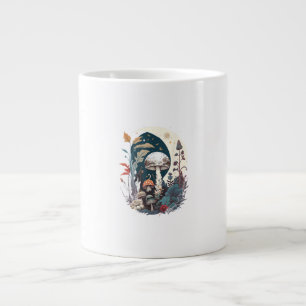 Esthetische Goblincore En Cottagecore Paddenstoele Grote Koffiekop