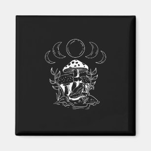Esthetische Goblincore En Cottagecore Paddenstoele Magneet
