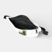 Esthetische Goth Grunge Schedel Tropisch Monstera Heuptasje (Open)