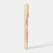 Esthetische gradiënt met bloemen iPhone hoesje (Rechterkant)
