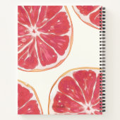 Esthetische Grapefruit Notitieboek Met Naam Journa (Achterkant)