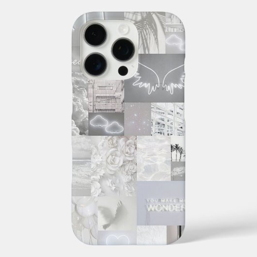 Esthetische grijs Case-Mate iPhone case (Achterkant)