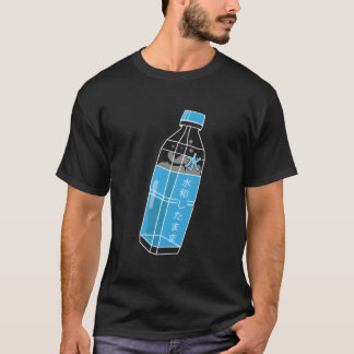 Esthetische Harajuku-waterfles Blijf gehydrateerd T-shirt