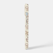 Esthetische Herfst Doodle Patroon Hoesje iPhone 15 Case (Linkerkant)