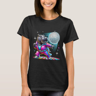 Esthetische Hippo Dancing Disco T-shirt