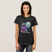 Esthetische Hippo Dancing Disco T-shirt (Voorkant volledig)