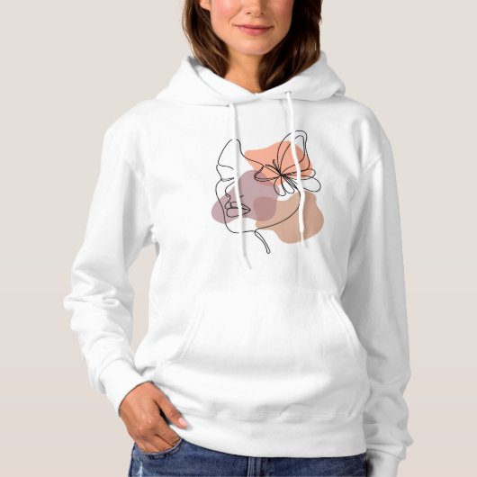 Esthetische hoodie (Voorkant)