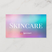 Esthetische huidverzorging visitekaartje (Achterkant)