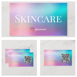 Esthetische huidverzorging visitekaartje