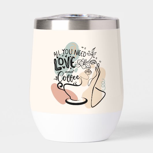 Esthetische illustraties, Girl's Coffee (Voorkant)