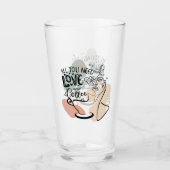 Esthetische illustraties, Girl's Coffee Glas (Voorkant)
