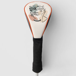 Esthetische illustraties, Girl's Coffee Golfheadcover