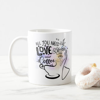 Esthetische illustraties, Girl's Coffee Koffiemok