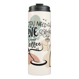 Esthetische illustraties, Girl's Coffee Thermosbeker