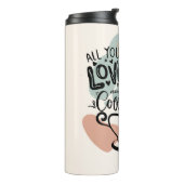 Esthetische illustraties, Girl's Coffee Thermosbeker (Gedraaid links)