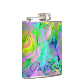 Esthetische iriserende parelachtige Rozen Wees bli Heupfles (Rechts)