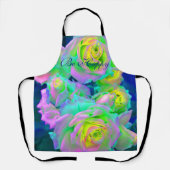 Esthetische iriserende parelachtige Rozen Wees bli Schort (Voorkant)