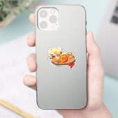 Esthetische kaarsen voor Herfsten Sticker (Telefoon)